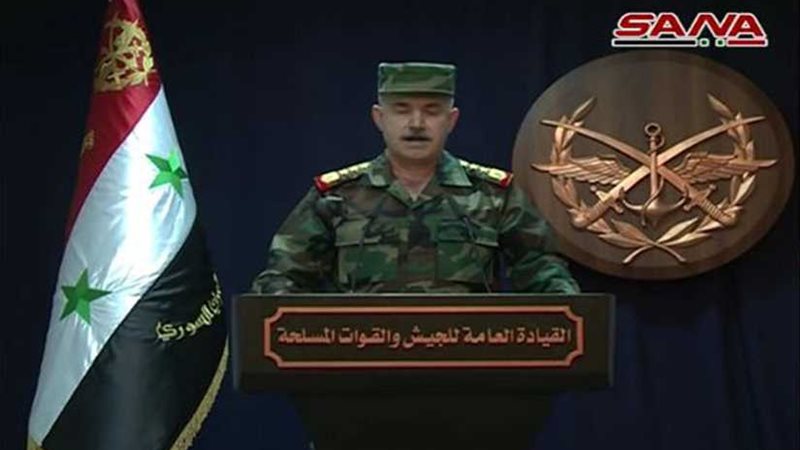 بيان الجيش السوري