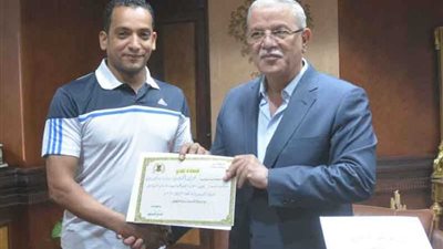 المنيا تكرم لاعبي منتخب السلة لحصولهما على الميدالية البرونزية