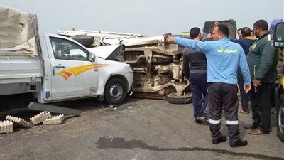 مصرع 3 وإصابة اثنين في حادث تصادم بالبحيرة