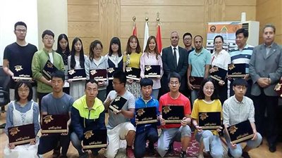 تكريم طلاب يوهان ووسط الصين في جامعة بنها