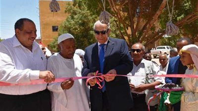 افتتاح معرض أهلاً رمضان بقرية عنيبة في نصر النوبة بأسوان 