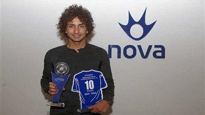 رسميا..عمرو وردة أفضل لاعب في الدوري اليوناني