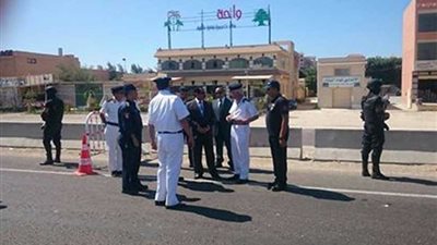 بالصور.. مدير أمن الإسكندرية يتفقد تأمين نهائي كأس مصر