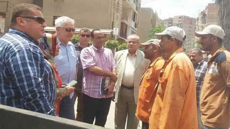 وفد ألماني يتفقد