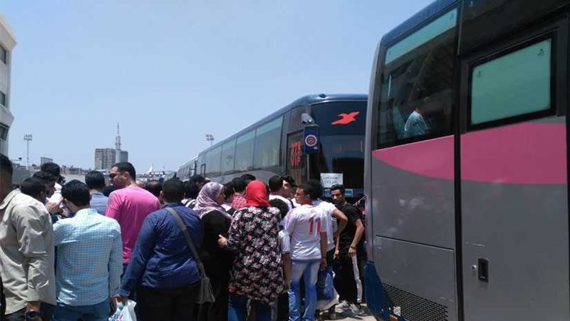 حافلات الزمالك تتجه