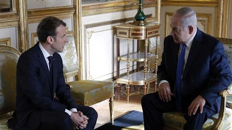ماكرون يعرب لنتنياهو