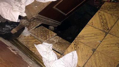 انهيار سقف عقار قديم بمدينة طلخا