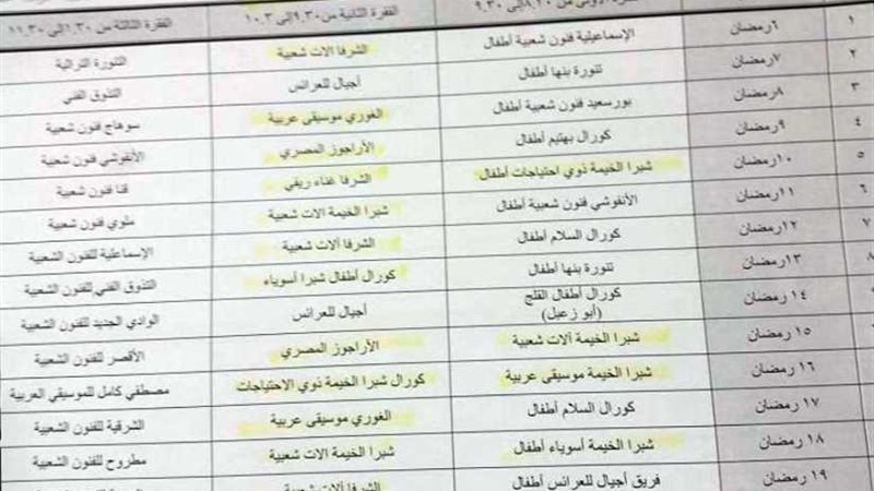 فعاليات شارع المعز