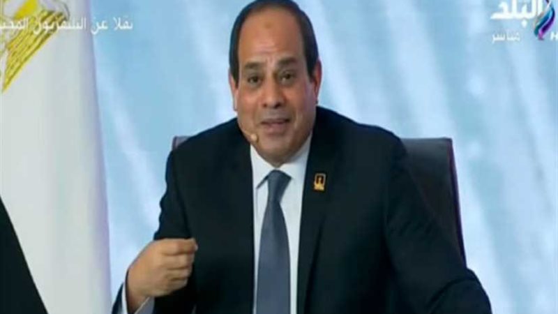 السيسي: نريد 50 بئر