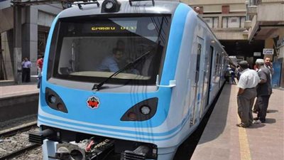 تعطل حركة المترو بمحطة منشية الصدر بخط حلوان
