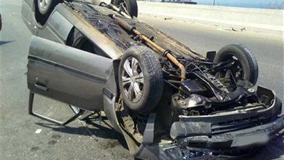 الصحة: وفاة 3 وإصابة 3 آخرين في انقلاب سيارة بطريق القطامية- العين السخنة