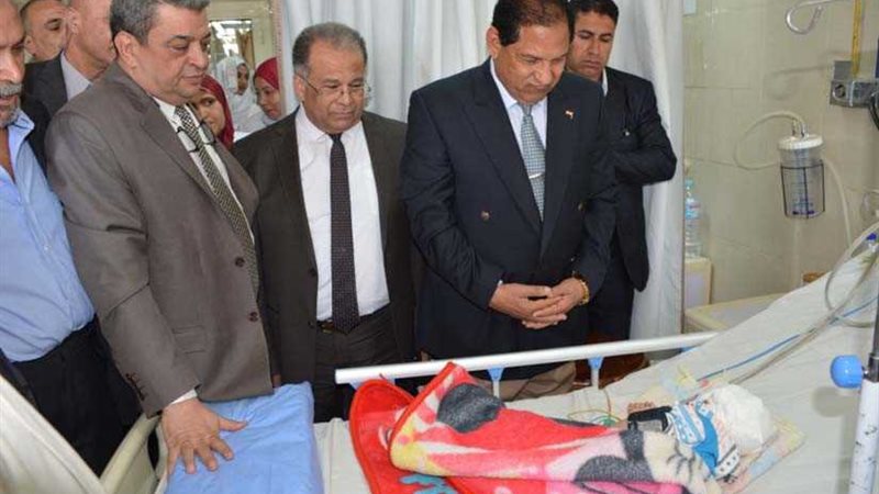 محافظ الغربية يزور