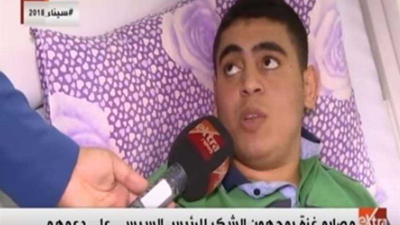 مصابو غزة يشكرون