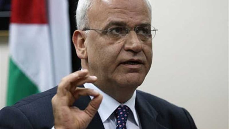 عريقات يدين نقل سفارة