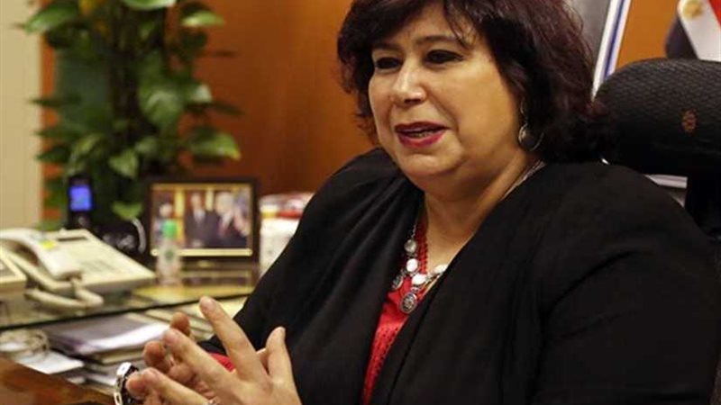 وزيرة الثقافة تتفقد