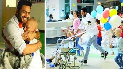 فرحة أطفال 57357 مع تامر حسني تتصدر 