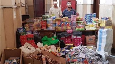 ضبط أكثر من 4 ملايين وحدة ألعاب نارية بالموسكي والجمالية