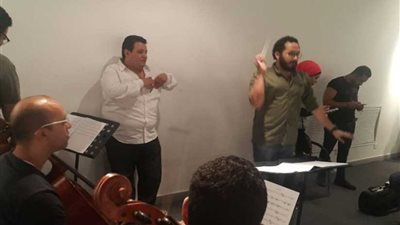 خالد جلال يتابع البروفة النهائية لحفل الاحتفال بذكرى انتصار العاشر من رمضان