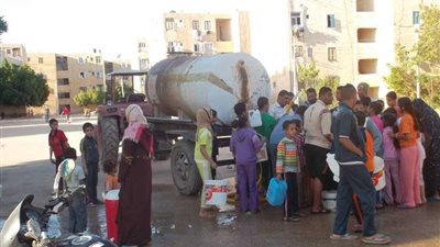 انقطاع المياه عن بعض مناطق الجيزة.. غدا