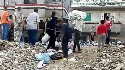 بالصور.. حمار يوقف قطار أبوقير في عزبة الرحمة