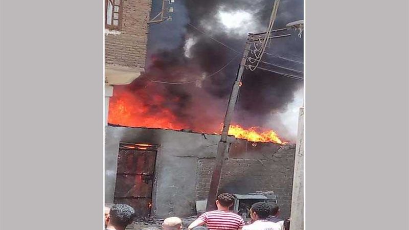 اندلاع حريق مروع