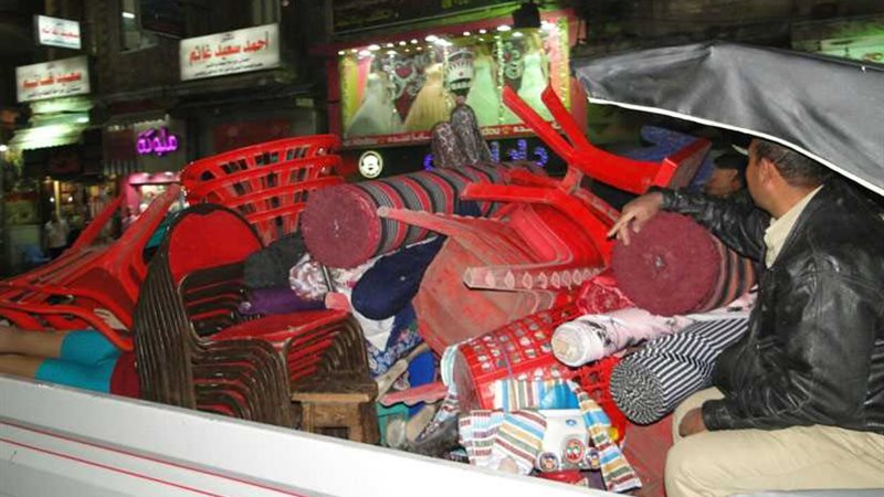 إزالة 561 إشغال طريق