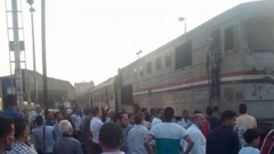 تعطل حركة سير القطارات بمغاغة