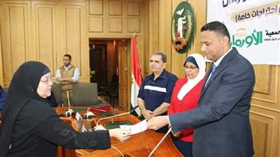 تسليم 25 شهادة أمان لـ«سيدات» المنوفية