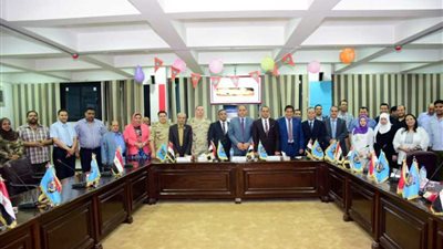 جامعة دمنهور تحتفل بانتصارات 