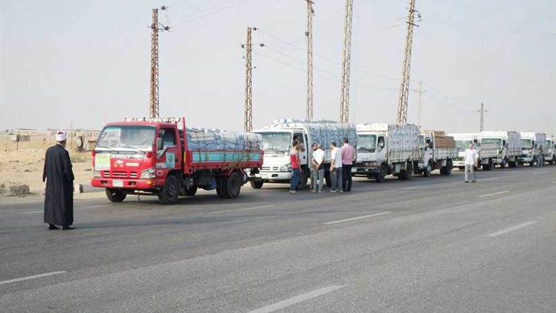 انطلاق قافلة مساعدات