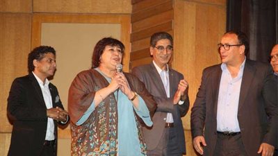 بالصور ..وزيرة الثقافة تشهد 'مدد