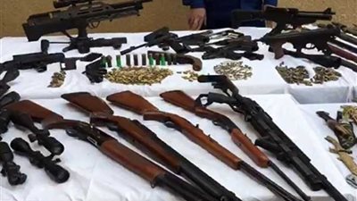 ضبط نحو ألفي قطعة سلاح ناري و1794 قضية مخدرات في حملات أمنية