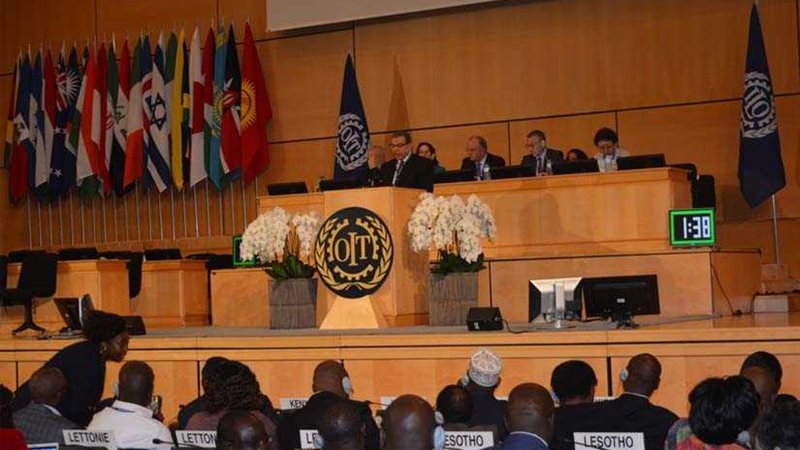 سعفان بمؤتمر العمل