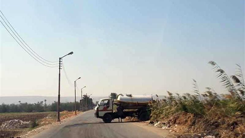 سيارات الكسح تفرغ