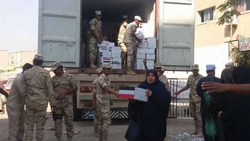 توزيع 50 ألف كرتونة