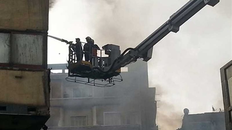 حريق يلتهم مخبزًا