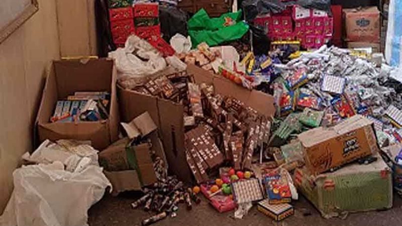 ضبط مخزن صواريخ في