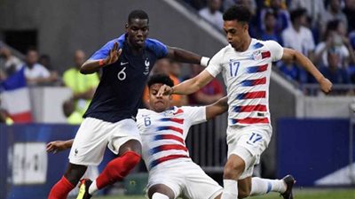 تعادل فرنسا وأمريكا في إطار الاستعداد لكأس العالم