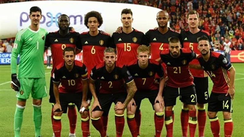 منتخب بلجيكا يحشد