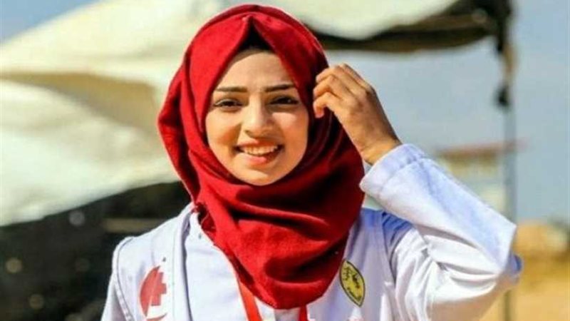 والدة المسعفة رزان