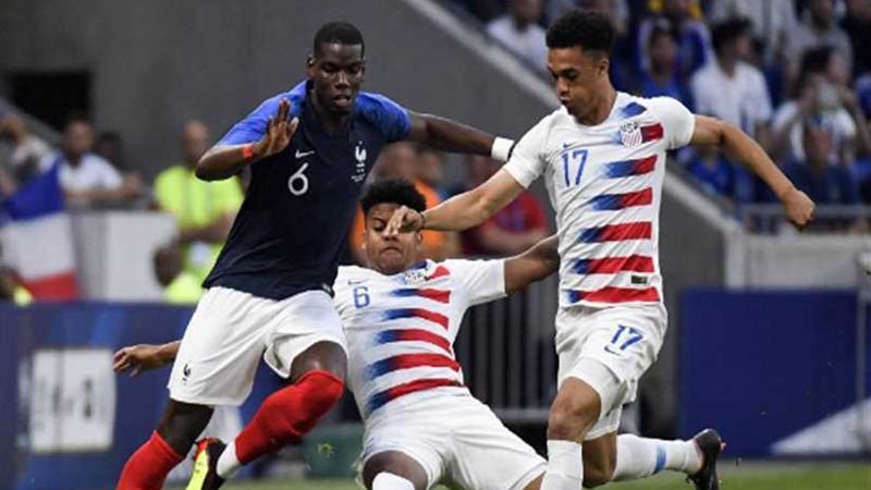 تعادل فرنسا وأمريكا