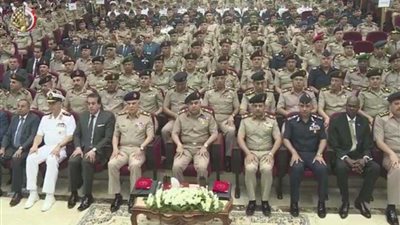 الفريق أول صدقى صبحى يشهد حفل تخرج 