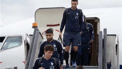 وصول منتخب فرنسا إلى روسيا للمشاركة بمنافسات كأس العالم