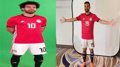 بالصور.. لاعبو منتخب مصر يشاركون في جلسة تصوير الفيفا قبل المونديال