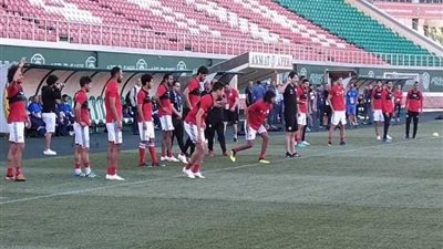 بالصور.. المتتخب الوطني يؤدي تدريباته بمشاركة السعيد ووردة وصلاح يحسم موقفه