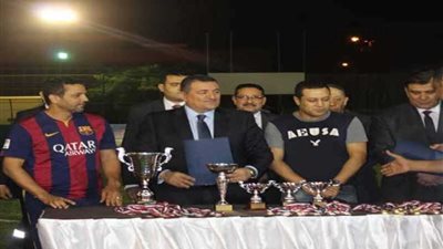 أسامة هيكل يشهد حفل ختام دورة الإنتاج الإعلامي الرمضانية لكرة القدم