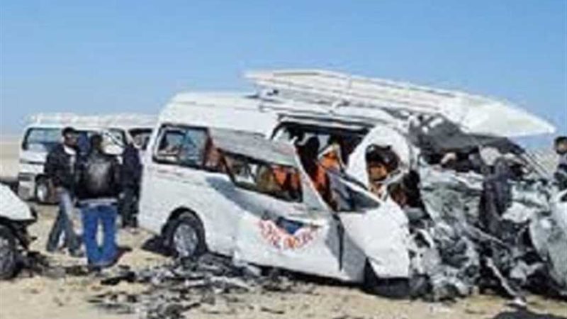 إصابة 14 في حادث