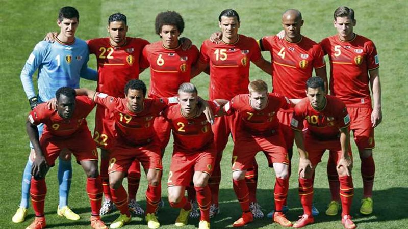 منتخب بلجيكا يفوز
