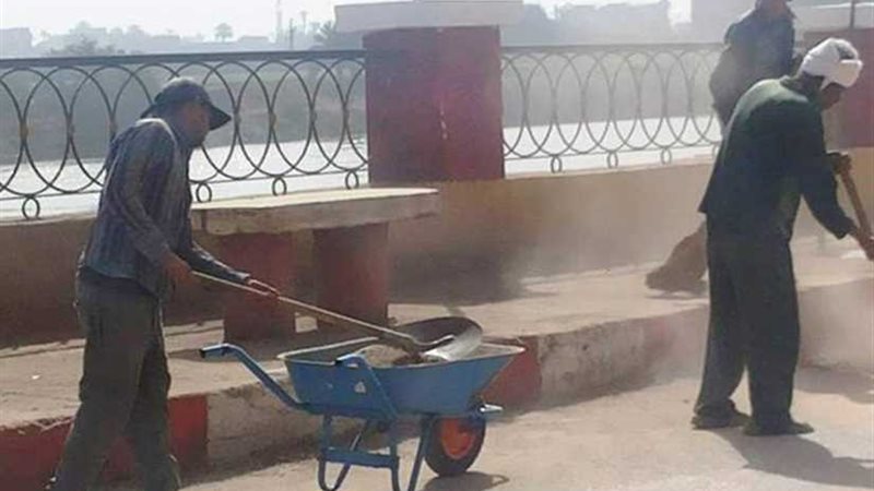 تكثيف أعمال النظافة