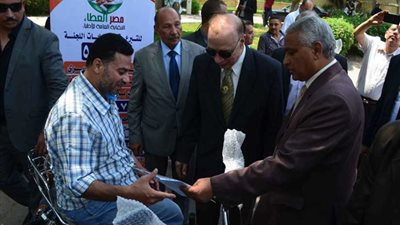 لجنة بالأطباء تخصص١٢٠ ألف جنيه لشراء دراجات بخارية لذوي الاحتياجات